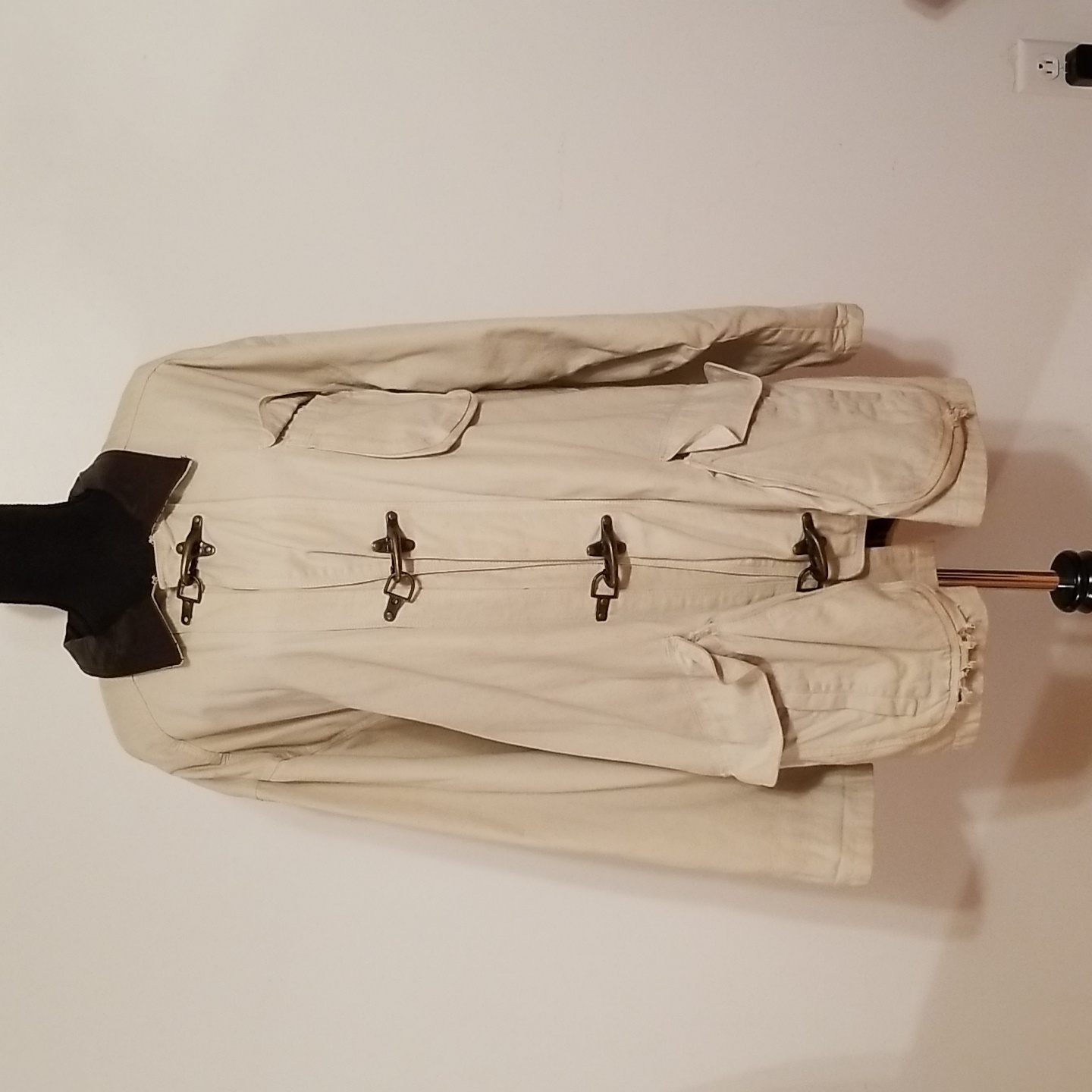 Vintage 80s Tan Khaki Barn Coat